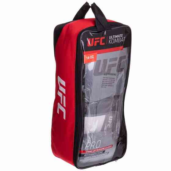 Рукавиці боксерські шкіряні UFC PRO Training UHK-69996 18 унцій Рукавички для боксу та єдиноборств Київ