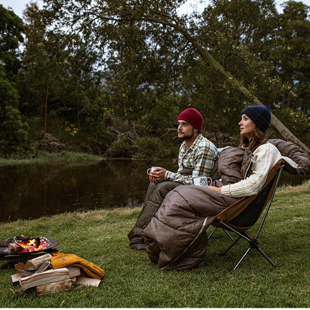 Спальный мешок с капюшоном и туристическое одеяло 2 в 1 черный Bass Polska BH 41999 Киев - изображение 9