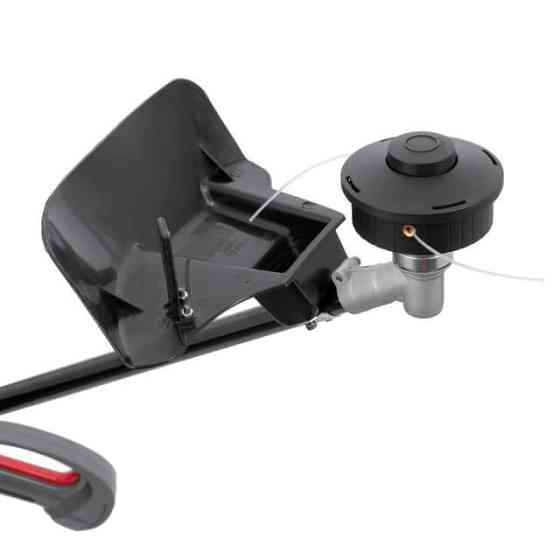 Тример електричний, 1,2 кВт, 7500 об/хв, ширина зрізання 255/380 мм, плавний пуск, котушка + 3-лопатевий ніж INTERTOOL DT-2246 Киев