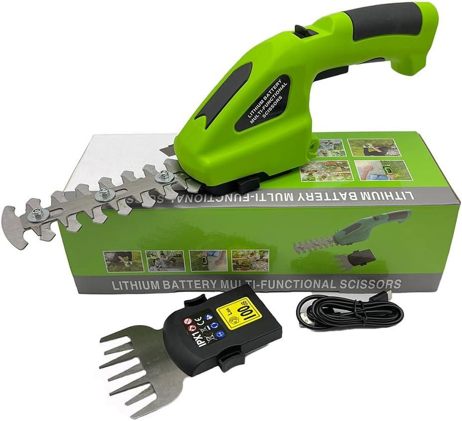 Тример-кущоріз акумуляторний Multi-Functional Scissors 9343 7.2В, зелений Винница - изображение 3