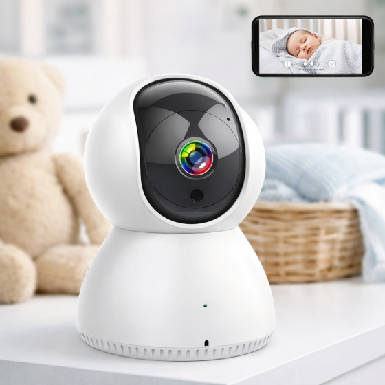 IP Wi-Fi камера видеонаблюдения Antela ZX-C23 Full HD 1080P домашняя поворотная с ночным видением и аудио Киев