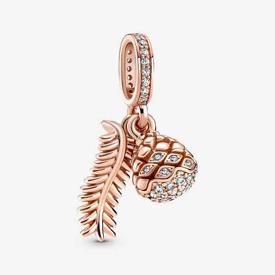 Серебряный шарм Пандора Sparkling Pine Cone DangleMasterSem Киев