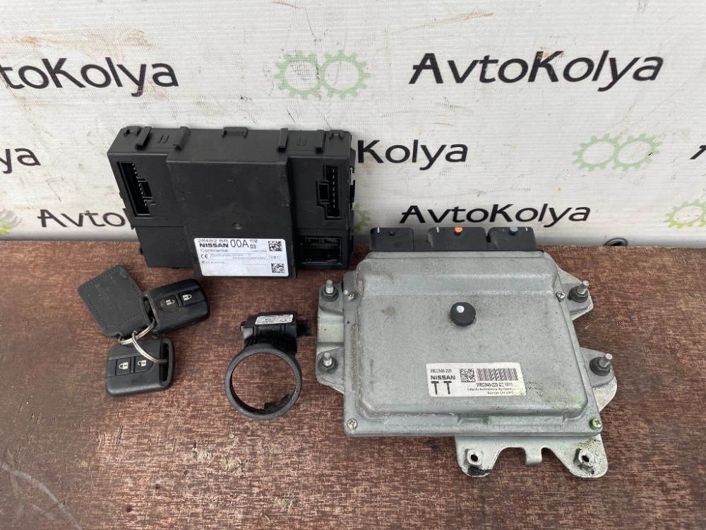Блок керування двигуном Nissan Qashqai 1.6 бензин 2007-2013 (MEC940-220) комплект Ковель - фото 1