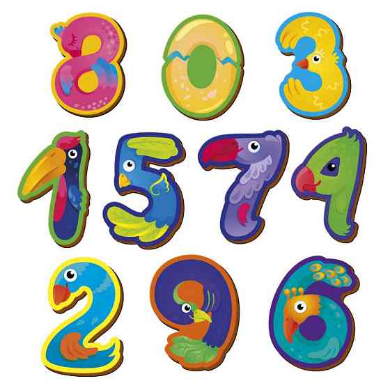 Дитячий набір магнітів "Цифри" VT3106-37, 10 магнітів Вінниця