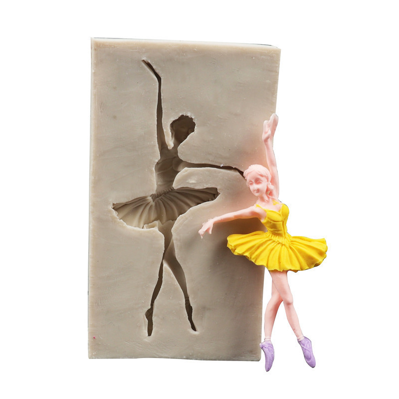 Молд силиконовый Балерина 46 на 83 мм серый Киев - изображение 14