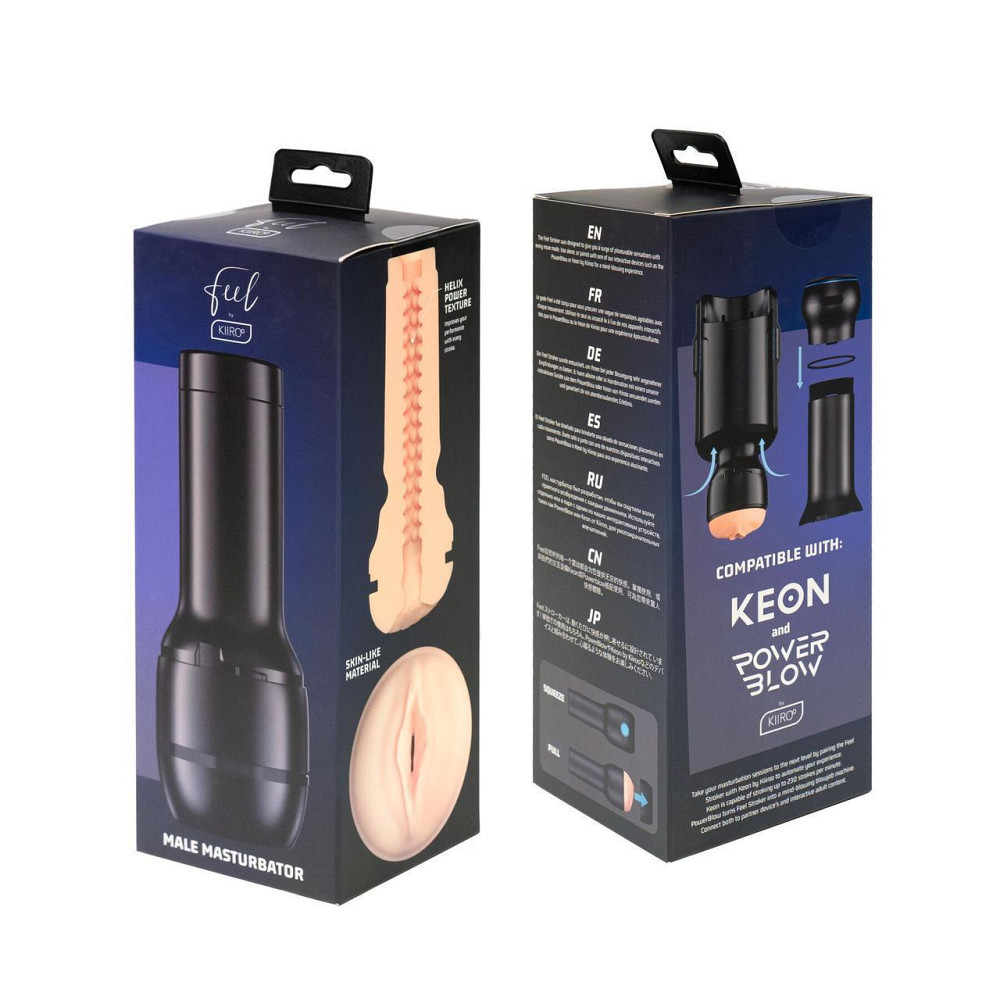 Мастурбатор-вагіна Kiiroo Feel Stroker PBC, сумісний з PowerBlow і секс-машиною Kiiroo Keon Sex Aura Київ - фото 6
