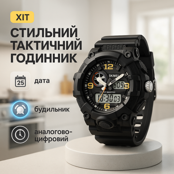 Захисний тактичний годинник, Водонепроникний годинник з гарантією Військовий спецслужби OH-68 Львів