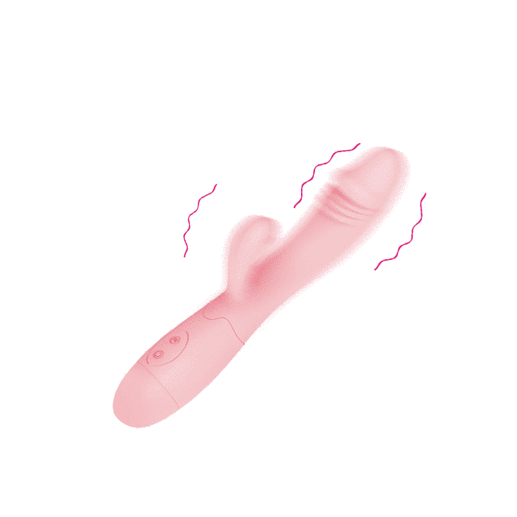 Вибратор со стимуляцией клитора SNAPPY (розовый) Sex Aura Киев - изображение 4