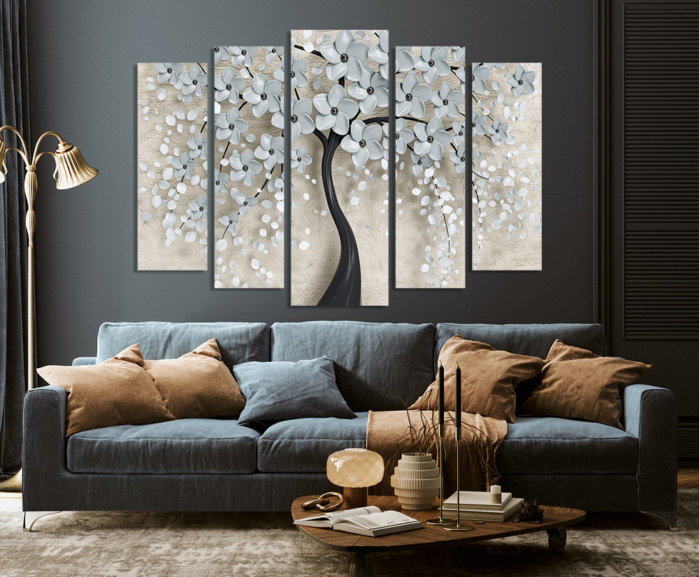 Модульна картина у вітальню/спальню Дерево сакураLM007_5 Київ - фото 6