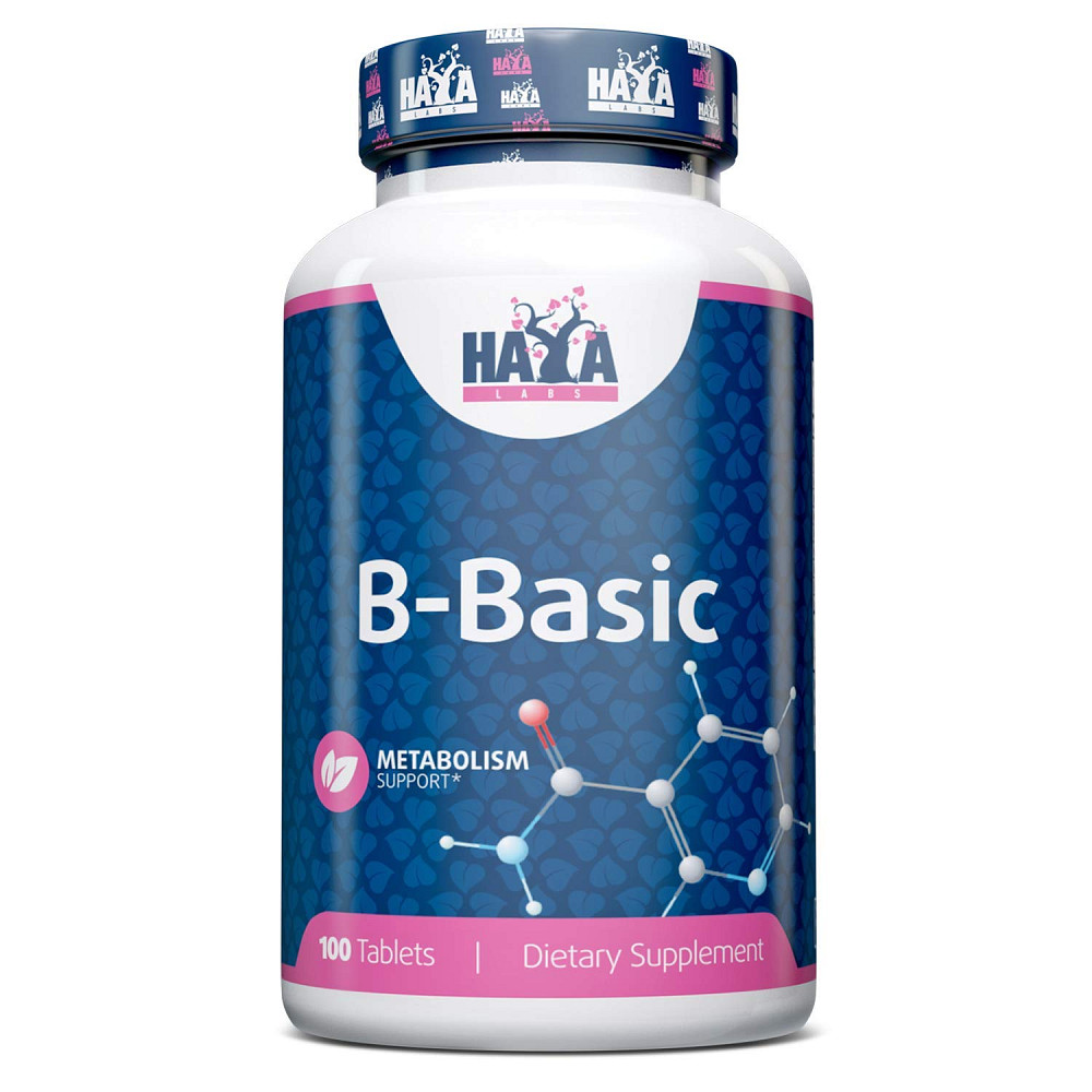 Комплекс вітамінів В Haya Labs B-Basic 100 Tabs Луцьк - фото 1