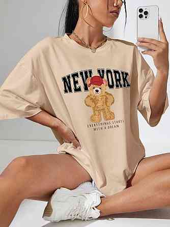 Футболка жіноча з принтом  42 Бежева 2664082716 Дніпро