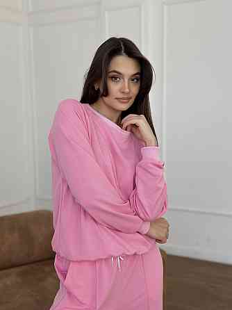 Свитшот женский однотонный Розовый 50/52 Харьков