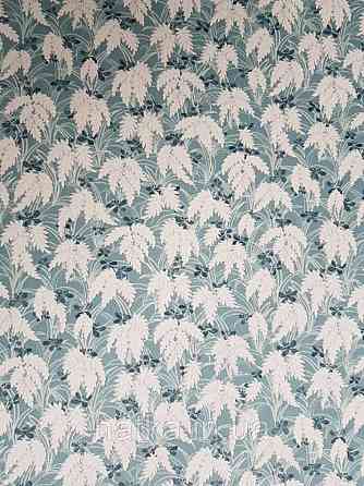 Шпалери флізелінові дитячі еко Lutece Tartine et Chocolat маленькі гілочки білі квіточки на бірюзовому Київ