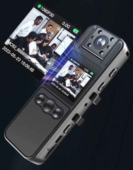 Нагрудная камера WH82 1080 FHD с поворотным объективом Киев - изображение 5