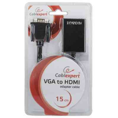 Переходник VGA to HDMI Cablexpert (A-VGA-HDMI-01) Винница