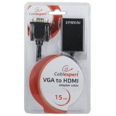 Переходник VGA to HDMI Cablexpert (A-VGA-HDMI-01) Винница - изображение 4