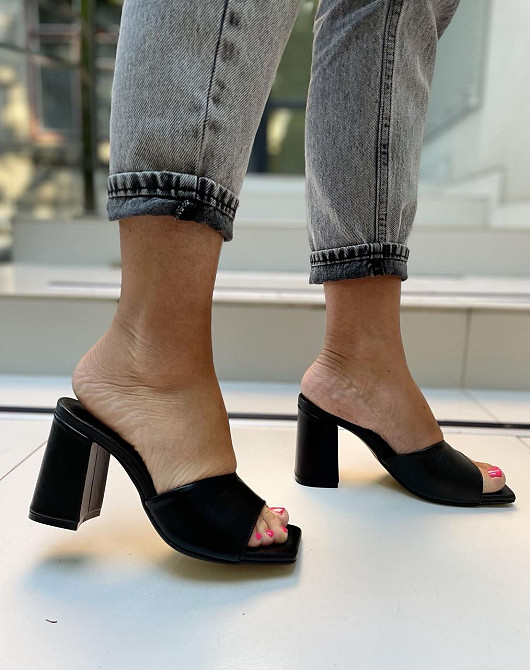 ARLEN Шльопанці жіночі ARLEN Ш-Амина чорні (літо, шкіра натуральна) (4878) Коломия - фото 7