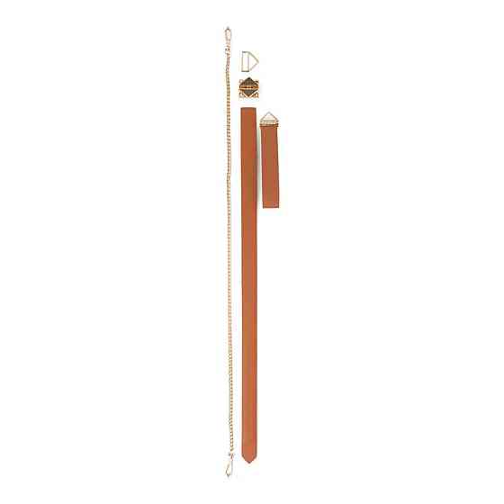 Поводок LOCKINK Tied Collar with Leash Set - Brown Sex Aura Київ