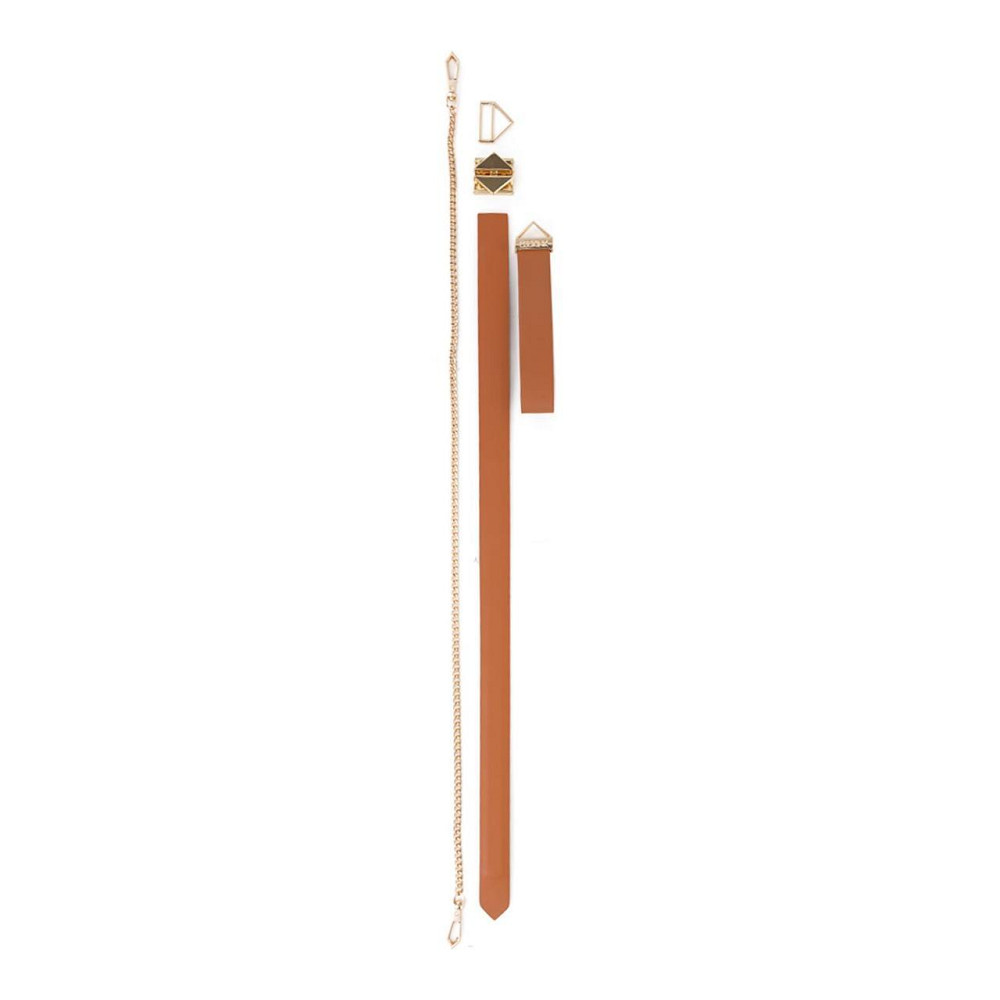 Поводок LOCKINK Tied Collar with Leash Set - Brown Sex Aura Київ - фото 5