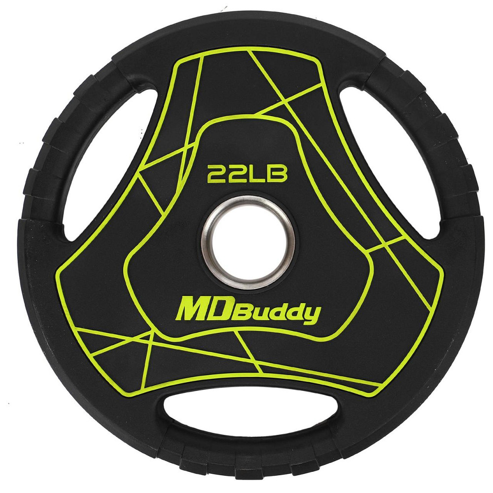 Блин (диск) полиуретановый 10 кг 51 мм MD Buddy-9647-10 Киев - изображение 3