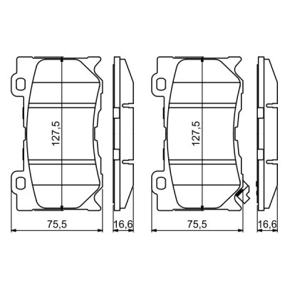 Гальмівні колодки Bosch 0 986 494 707 Вінниця - фото 6