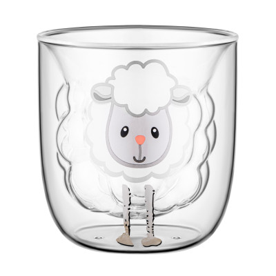 Набор стаканов Ardesto 300мл, 2шт, боросилікатне скло, прозорий (AR2630BWL) Винница - изображение 2