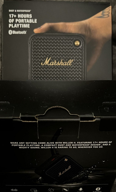 Колонка Marshall Willen II Black and Brass Київ - фото 1