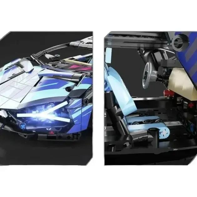 Конструктор Technik Lamborghini Sián Cyberpunk, 1314 деталей совместимый с lego лего Киев - изображение 5