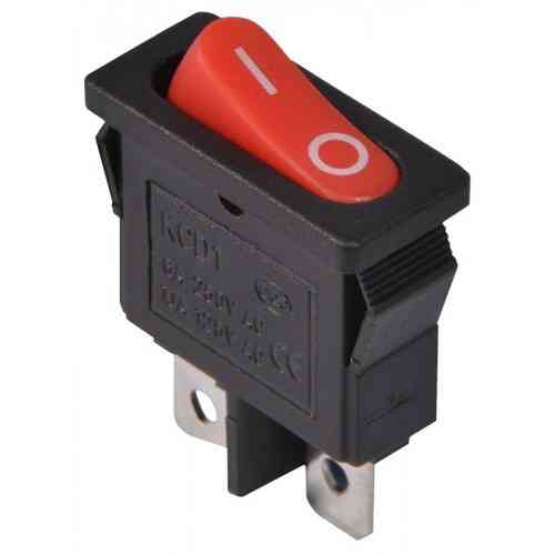 Перемикач KCD1-101-12, ON-OFF, 6А (2pin), 250V, червоний Полтава