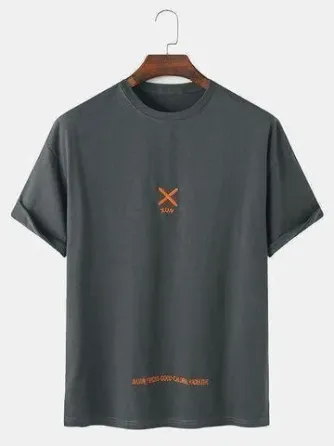 Футболка чоловіча с принтом  46 Сіра 2664092857 Дніпро