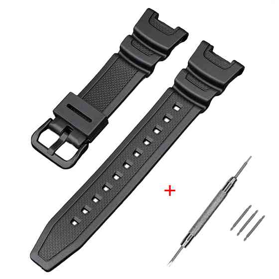 Ремінець для Casio SGW-100 Black BK SBR Київ