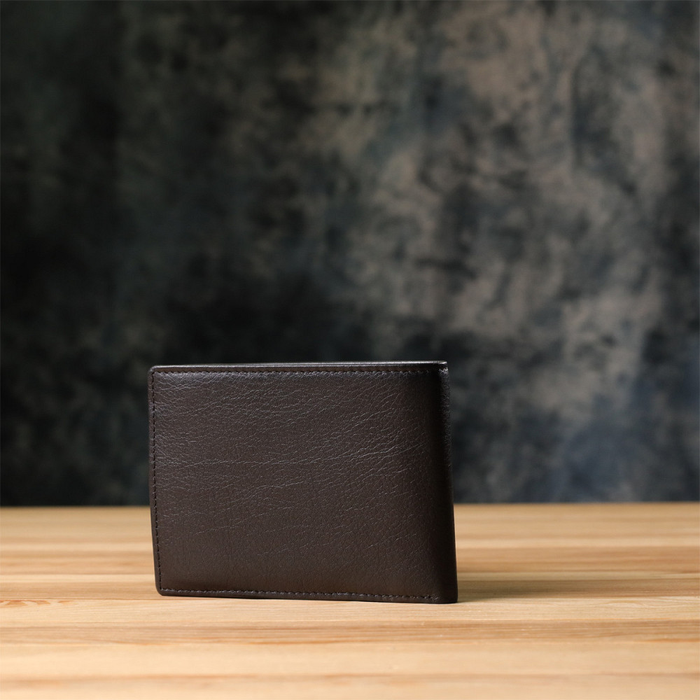 Чоловічий гаманець без застібки з натуральної шкіри Tony Perotti 20843_1 (534+rfid nero) Чорний Київ - фото 10