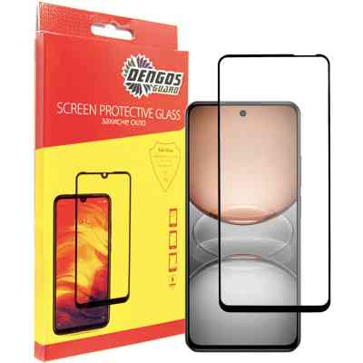Скло захисне Dengos Full Glue Realme C75 Black (TGFG-401) Вінниця