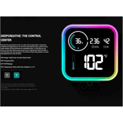 Система рідинного охолодження Deepcool LQ360 Black (R-LQ360-BKLSMW-G-1) Вінниця