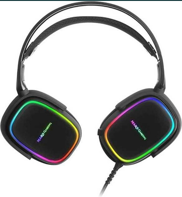 Наушники: Mars Garming игровые RGB. Харьков - изображение 1