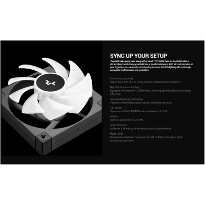 Система рідинного охолодження Deepcool LQ360 Black (R-LQ360-BKLSMW-G-1) Вінниця - фото 5