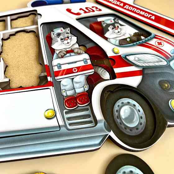 Деревянный пазл-сортер 