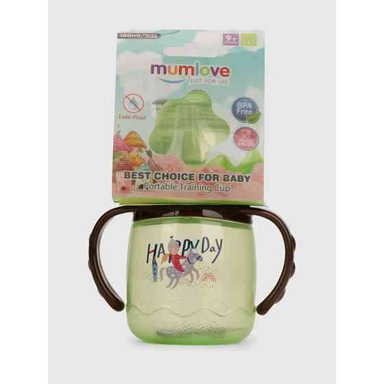 Поїльник з силіконовим носиком MGZ-0314(Green) 180 мл Вінниця