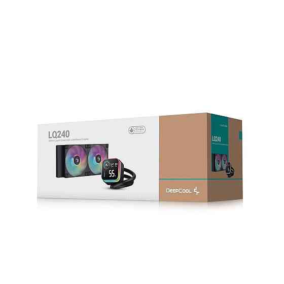 Система водяного охолодження DeepCool LQ240 Black (R-LQ240-BKLSMW-G-1) ( Чорний ) Харків