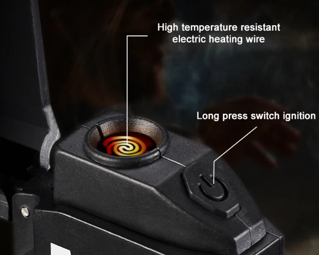 Спиральная зажигалка с LED фонариком и функцией USB зарядки 6002 M8 Одесса - изображение 6