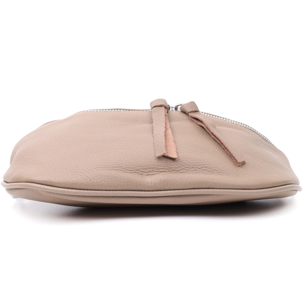 Кожаная женская сумка через плечо с мини кошельком Vintage 22663 Бежевая Киев - изображение 6