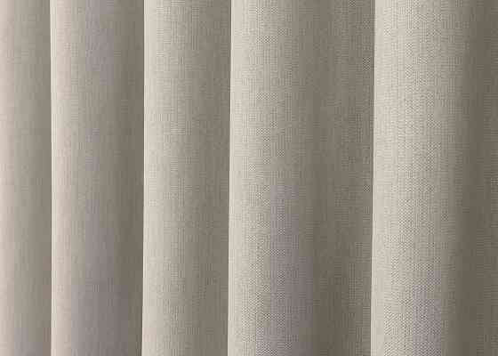 Двостороння шторна тканина блекаут з лляною фактурою, колекція “Scandi” колір тауп 1905ш Київ