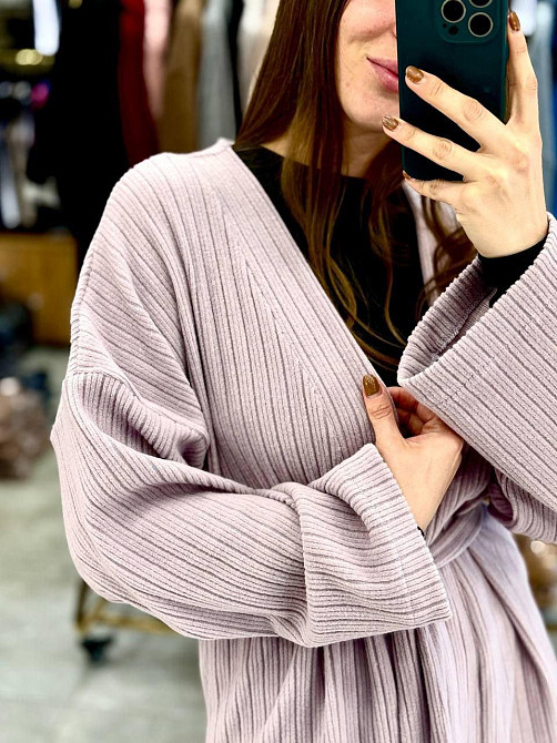 Женский базовый теплый кардиган ангора 