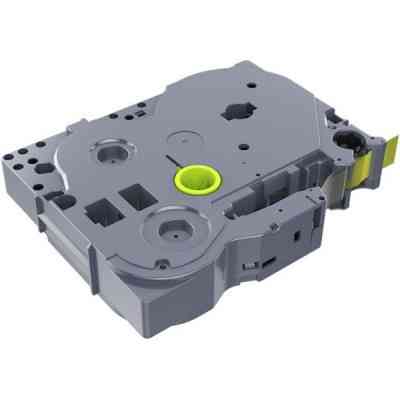 Лента для принтера этикеток UKRMARK B-T821P, ламинированная, 9мм х 8м, black on gold, аналог TZe821 (900552) Винница