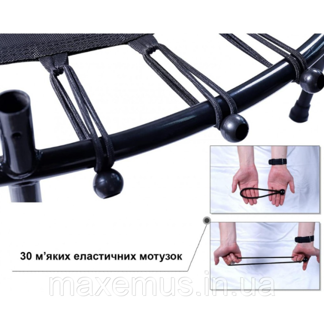 Детский батут с защитной сеткой Atleto 140 см Синий (для дома и улицы до 50 кг) Мостиська - фото 17