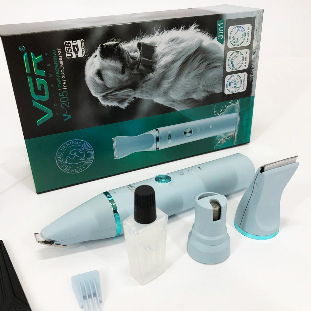 Машинка для стрижки тварин собак і кішок, Набір машинки для стрижки для собак Машинка тример кішок BZ-68 Львів - фото 12