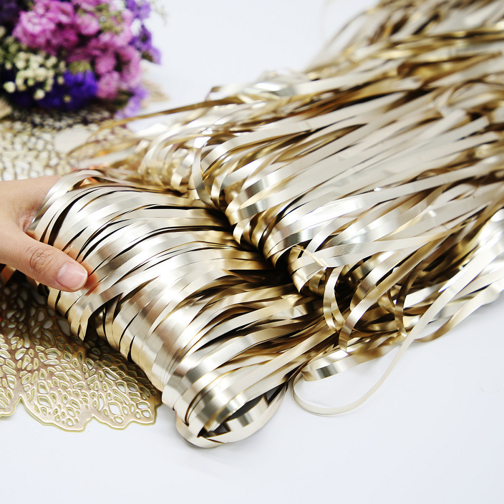 Дощик для фотозони матовий прикраса 245 см на 92 см шампань Київ - фото 1