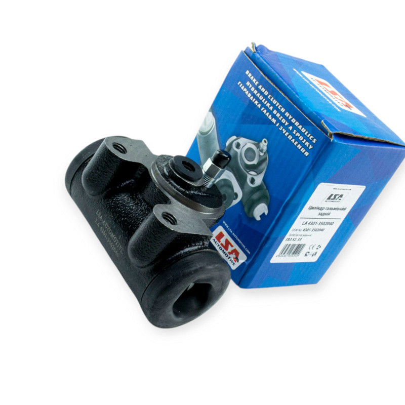 Цилиндр заднего тормоза ГАЗ 53, 4301, 3307, 3308, 3309 (поршень d-38 мм) (ЗТЦ) колесный Мукачево - изображение 1