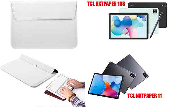 Чохол-конверт VitoCase для TCL NXTPAPER 10S, NXTPAPER 11, з функцією підставки для планшета Білий Київ