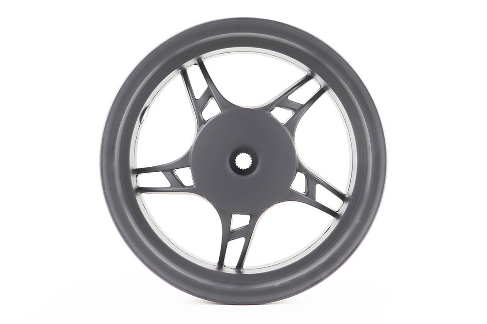 Диск задній литий MT3,50x12 Z19 для 4Т (бараб. гальм., d-110мм) "5 променів" чорний Киев - изображение 3